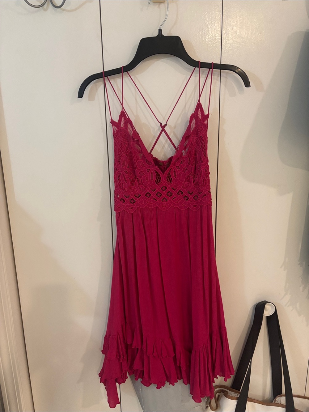Free People FP One Adella Pink Slip Dress Womens Size Medium - Picture 6 of 8
